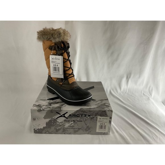 Arctix Women's Chalet Winter Boot Color Brown/ Tan (Cappuccino)  Size : 8 NEW - Picture 4 of 11